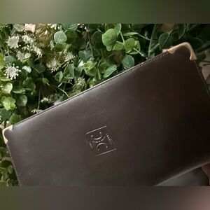 Celine Black Leather Wallet